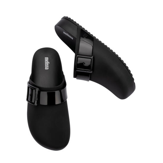 Cozy Clog Slip On Shoes in Black - Image 3