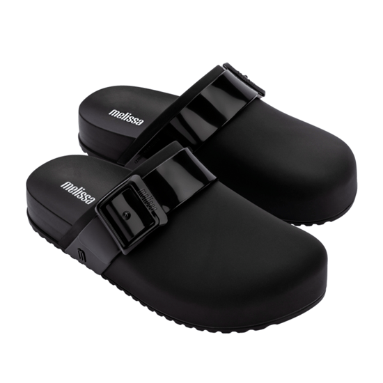 Cozy Clog Slip On Shoes in Black - Image 4