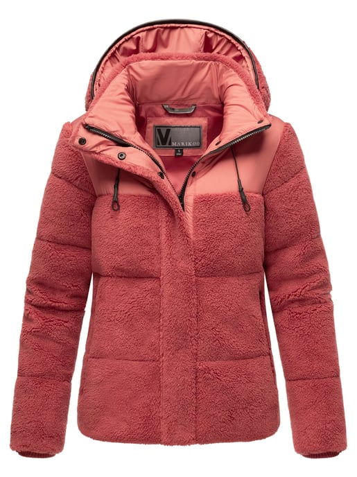 Marikoo dames teddy puffer jas met capuchon – model Kaguraa - Image 1