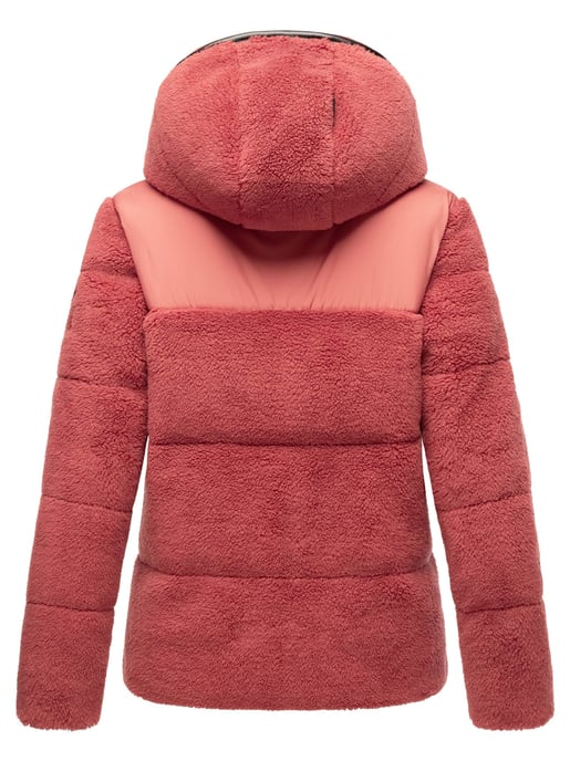Marikoo dames teddy puffer jas met capuchon – model Kaguraa - Image 4
