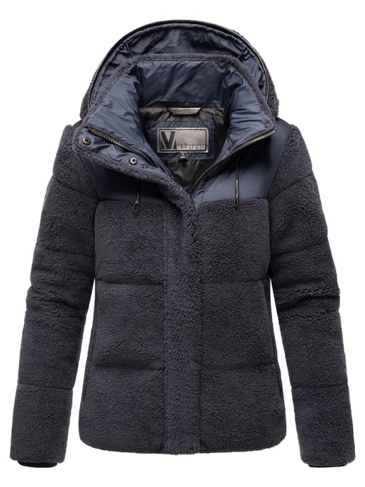 Marikoo dames teddy puffer jas met capuchon – model Kaguraa - Image 1
