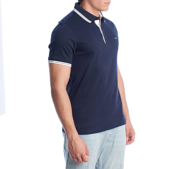 Herren-Poloshirt aus Baumwolle mit kurzen Ärmeln OF15FY220B - Image 3