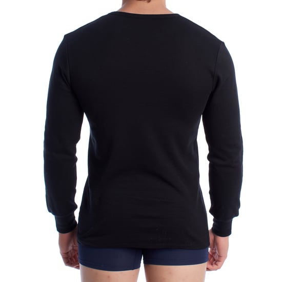 Herr långärmad bomullstermo-T-shirt A0258 - Image 4