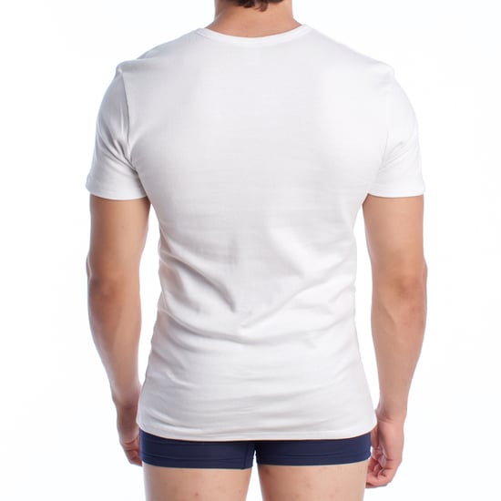 Herr kortärmad bomullstermo-T-shirt A0256 - Image 4