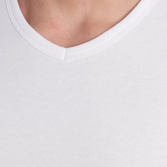 Men's Short Sleeve Cotton Thermal T-Shirt A0255 - Image 2