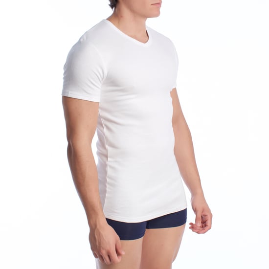 Men's Short Sleeve Cotton Thermal T-Shirt A0255 - Image 3