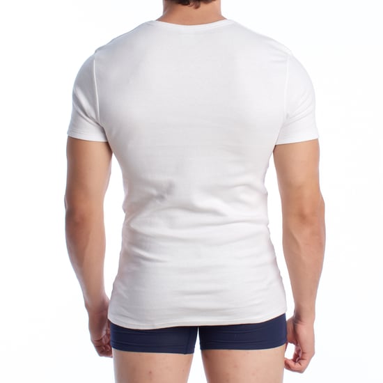 Men's Short Sleeve Cotton Thermal T-Shirt A0255 - Image 4