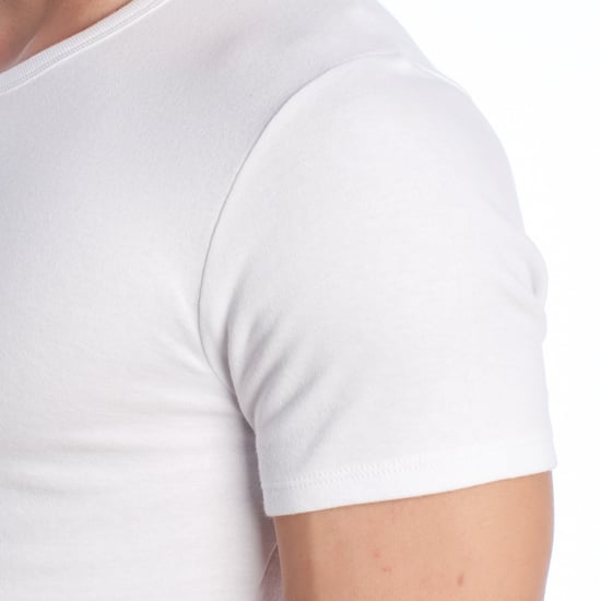 Men's Short Sleeve Cotton Thermal T-Shirt A0255 - Image 5