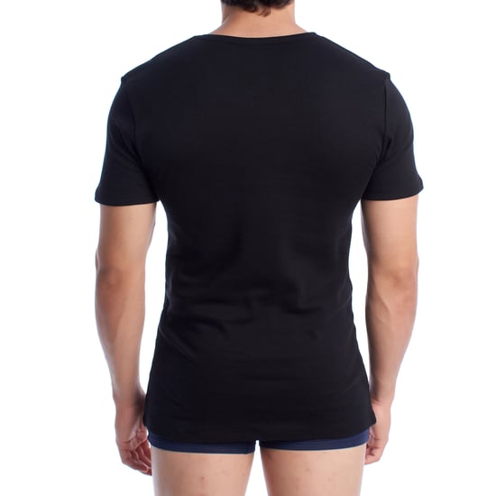 Herr kortärmad bomullstermo-T-shirt A0255 - Image 4