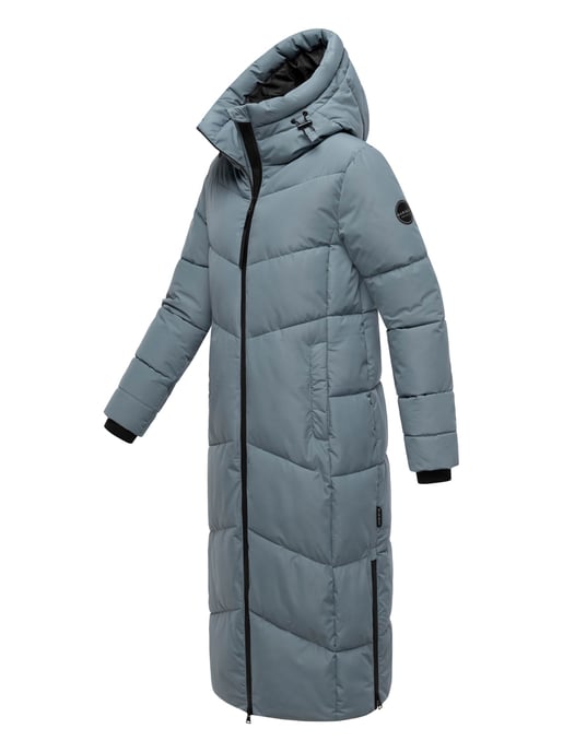 Marikoo women’s quilted coat Firella with hood & two-way zipper - Image 2