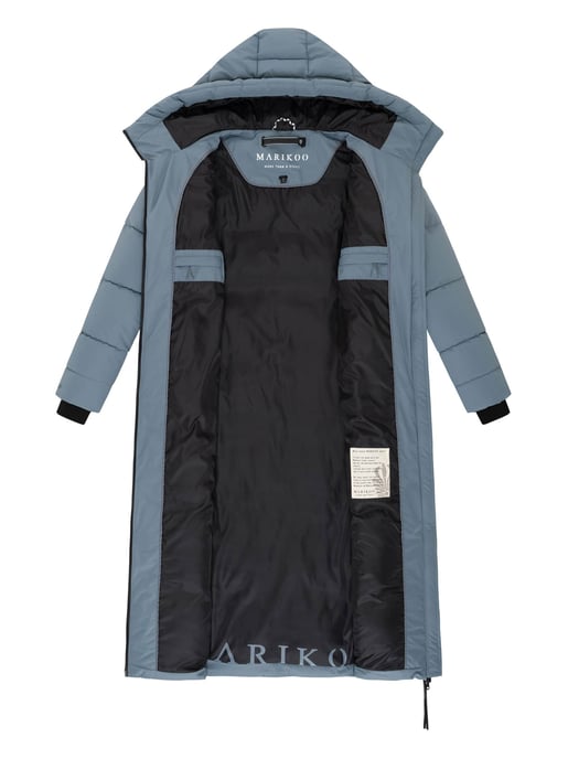 Marikoo women’s quilted coat Firella with hood & two-way zipper - Image 4