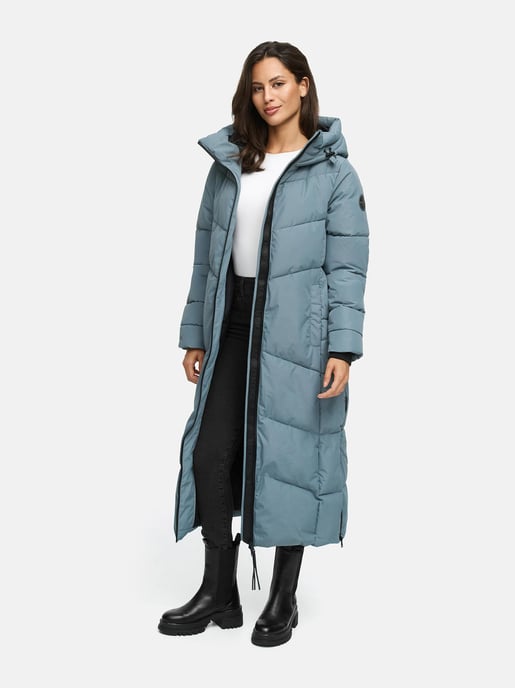 Marikoo women’s quilted coat Firella with hood & two-way zipper - Image 5