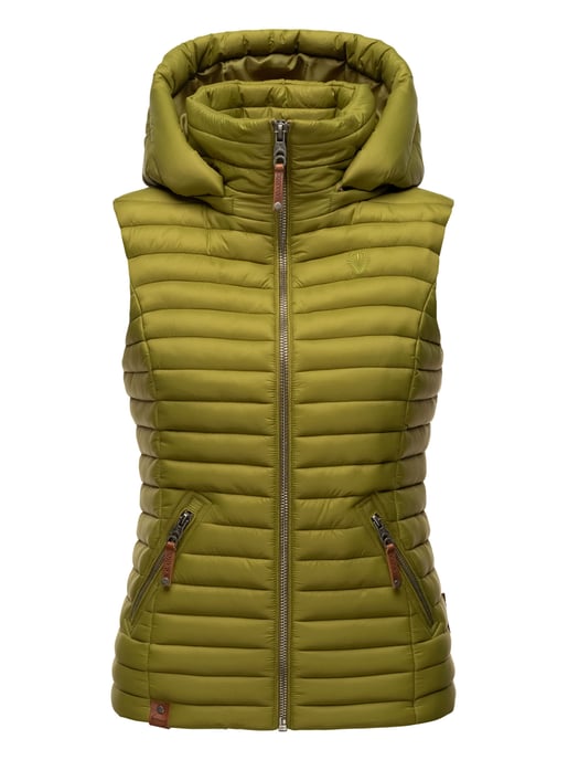 Navahoo Dames Gewatteerde Bodywarmer Shadaa – Lichte Weste met Afneembare Capuchon - Image 2