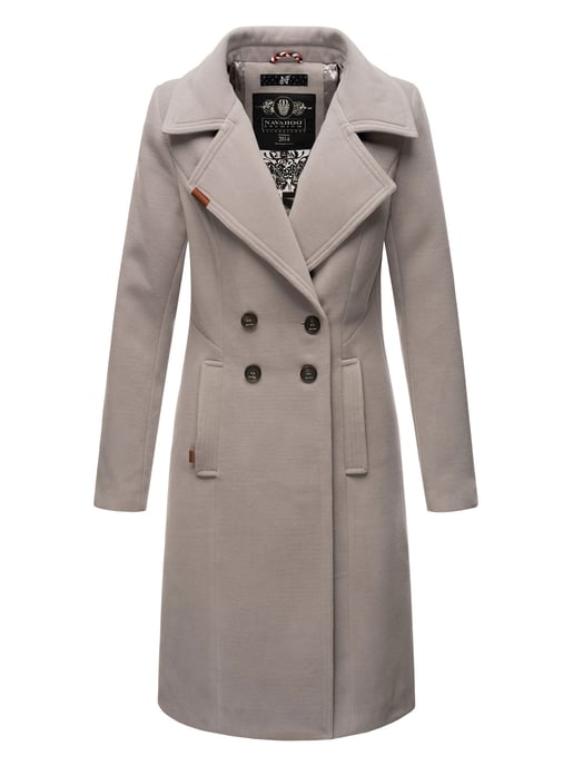 Navahoo Dames Trenchcoat Wooly – Premium Wintermantel met Elegante Pasvorm - Image 1
