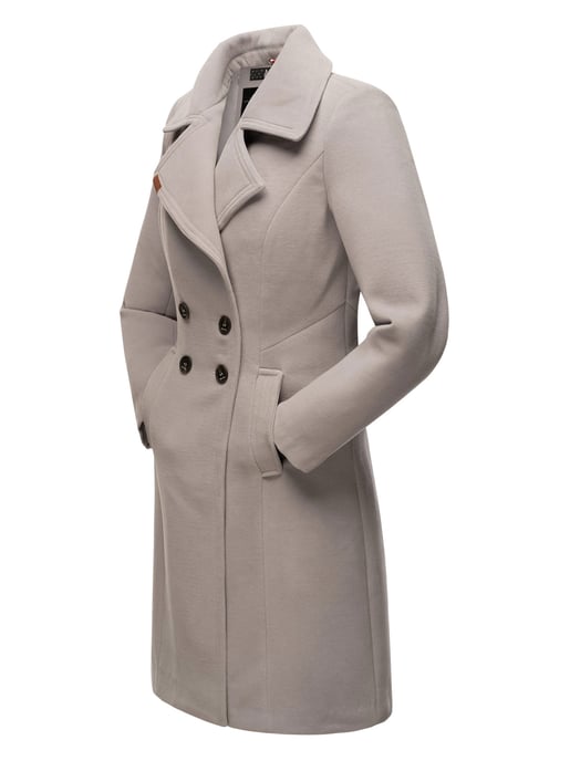Navahoo Dames Trenchcoat Wooly – Premium Wintermantel met Elegante Pasvorm - Image 4