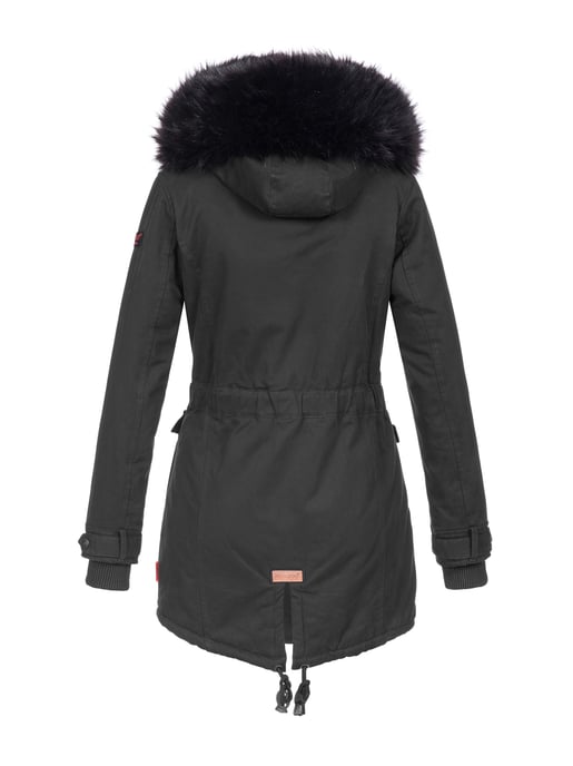Navahoo Women’s Winter Jacket Luluna – With Teddy Fleece & Detachable Faux Fur Collar - Image 3