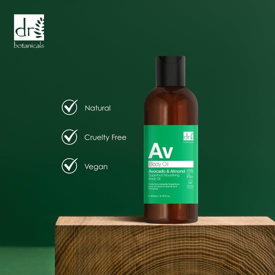 Dr Botanicals Avocado & Amandel Superfood Voedende Bodyolie 200ml - Image 5