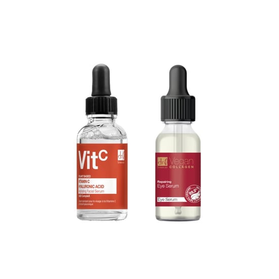 Dr Botanicals Vitamin C & Hyaluronic Acid Anti-Ageing Serum 30ml + Vegan Collagen Repairing Eye Serum 15ml - Image 1