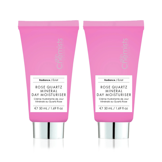 skinChemists Rozenkwarts Mineraal Dagcrème 50ml x 2 Duo Set - Image 1