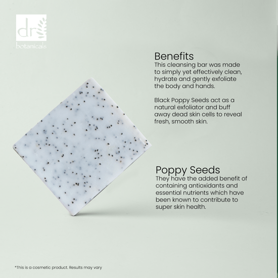 Dr Botanicals Geavanceerde Aardbei & Papaverzaad Reinigingszeep 100g - Image 4