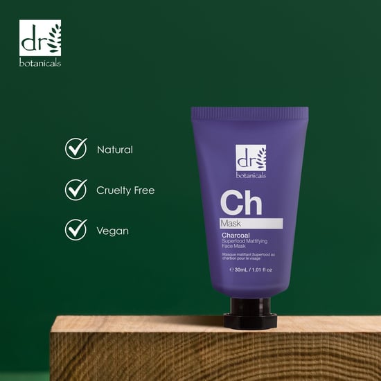 Dr Botanicals Advanced Charcoal Superfood Mattifying Face Mask 30ml - Image 4