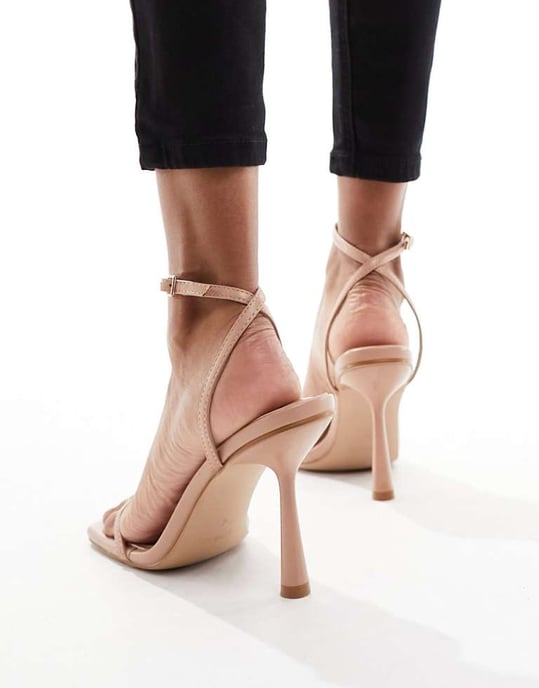 Simmi London – Damira – Beige sandaler med remmar - Image 3