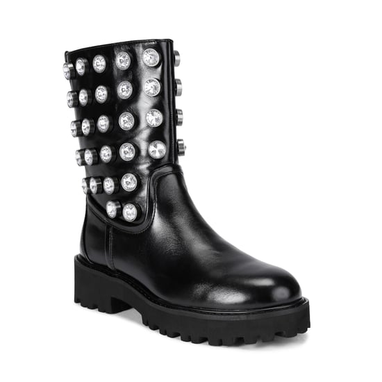 Kurt Geiger London Leather Octavia Stud Casual Boots - Image 2