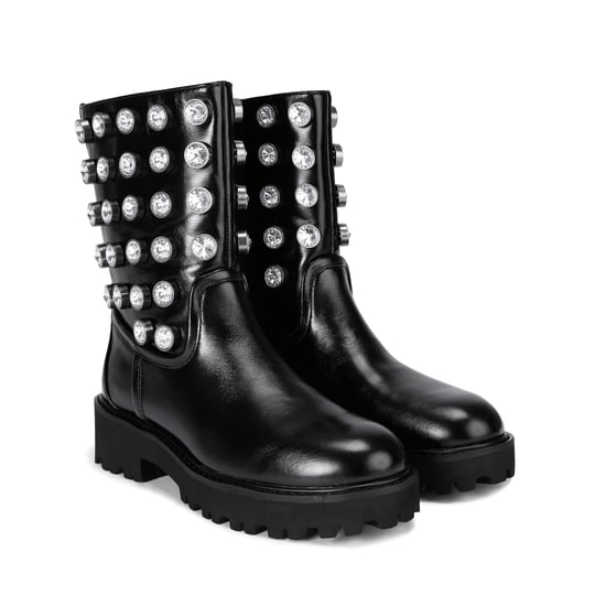Kurt Geiger London Leather Octavia Stud Casual Boots - Image 4