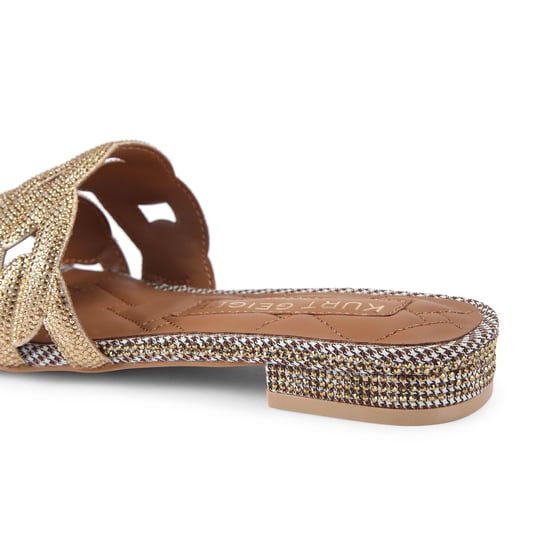 Kurt Geiger London Crystal Chain Flat Sdl Sandals - Image 3