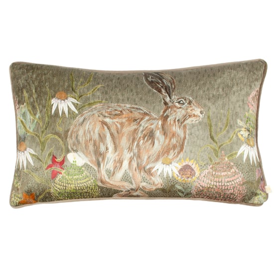 Wylder Meadow Bloom Haze Printed Feather Filled Cushion - Image 1
