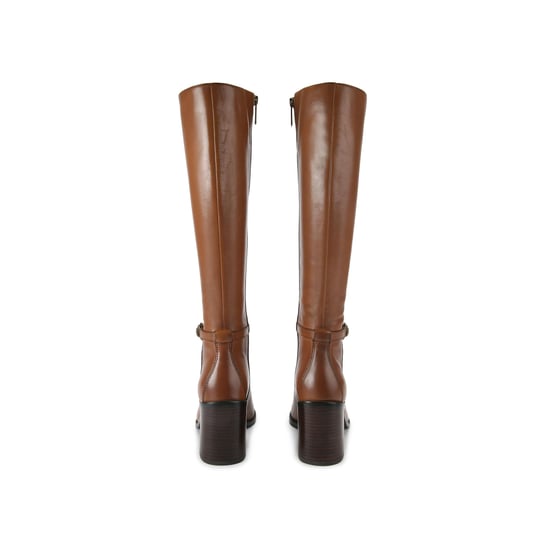 Kurt Geiger London Leather Shoreditch Block Knee B Boots - Image 3