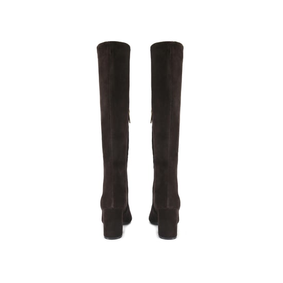 Kurt Geiger London Suede Regent Cap Knee Boots - Image 3