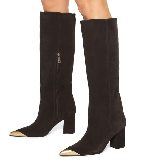 Kurt Geiger London Suede Regent Cap Knee Boots - Image 5