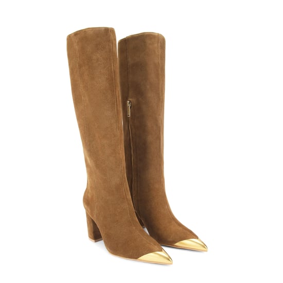 Kurt Geiger London Suede Regent Cap Knee Boots - Image 2