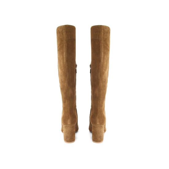 Kurt Geiger London Suede Regent Cap Knee Boots - Image 3