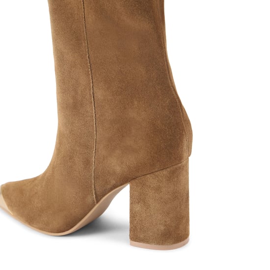 Kurt Geiger London Suede Regent Cap Knee Boots - Image 4