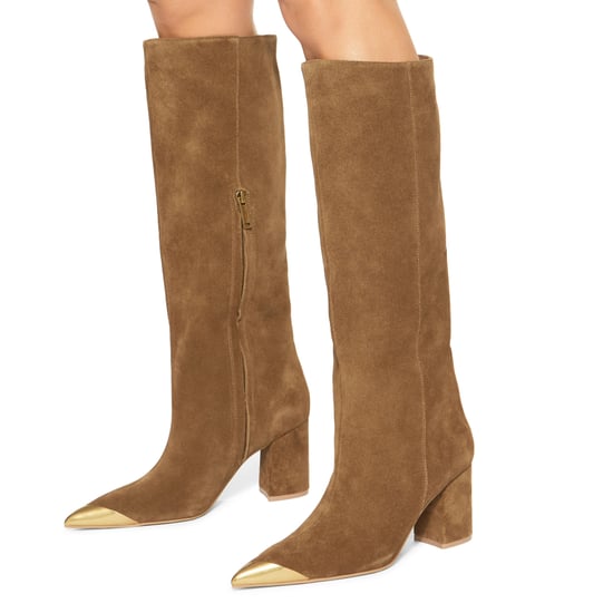 Kurt Geiger London Suede Regent Cap Knee Boots - Image 5