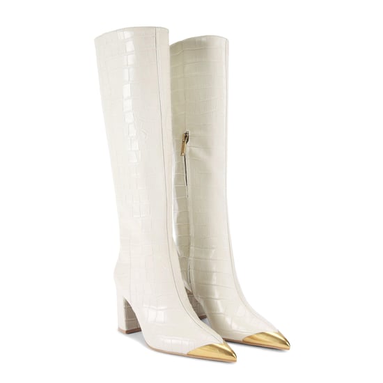 Kurt Geiger London Leather Regent Cap Knee Boots - Image 2