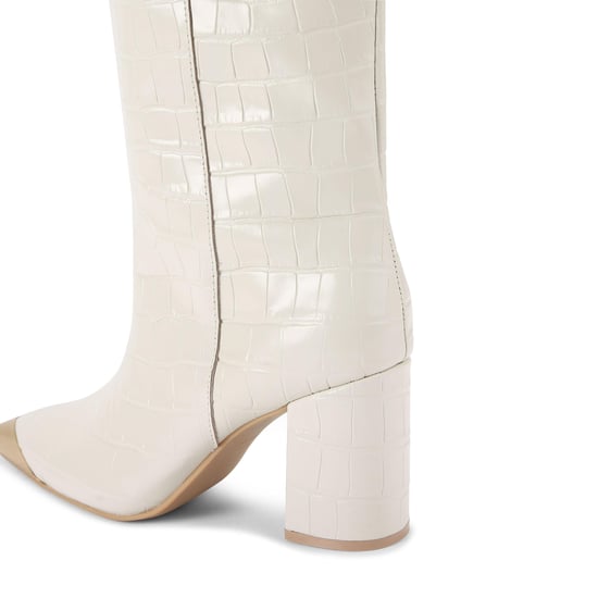 Kurt Geiger London Leather Regent Cap Knee Boots - Image 4