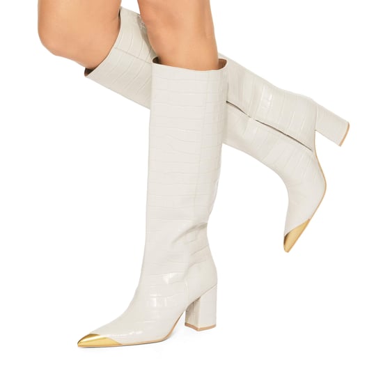 Kurt Geiger London Leather Regent Cap Knee Boots - Image 5