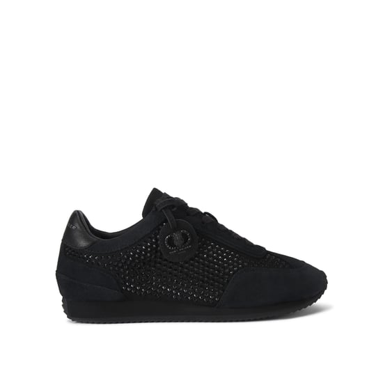 Kurt Geiger London Suede Fabric Chelsea Crystal Tag Dr Sneakers - Image 1