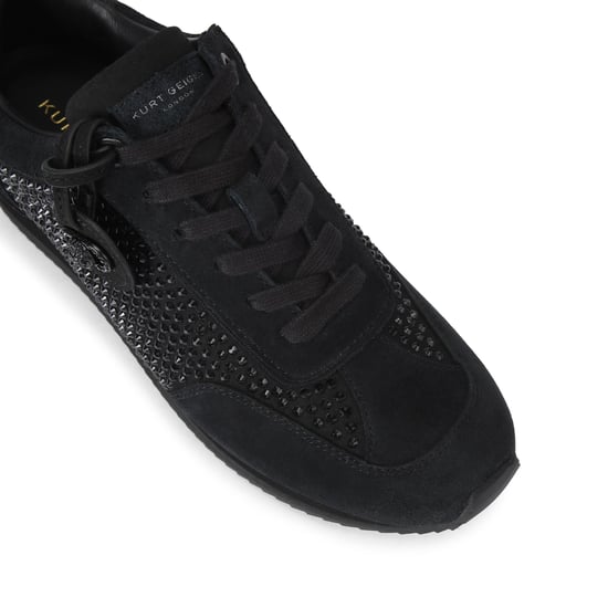 Kurt Geiger London Suede Fabric Chelsea Crystal Tag Dr Sneakers - Image 4