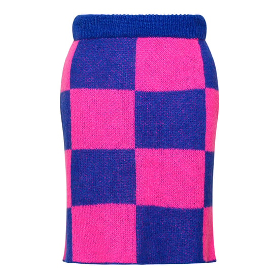 Kiana gebreide rok in roze/blauw - Image 2
