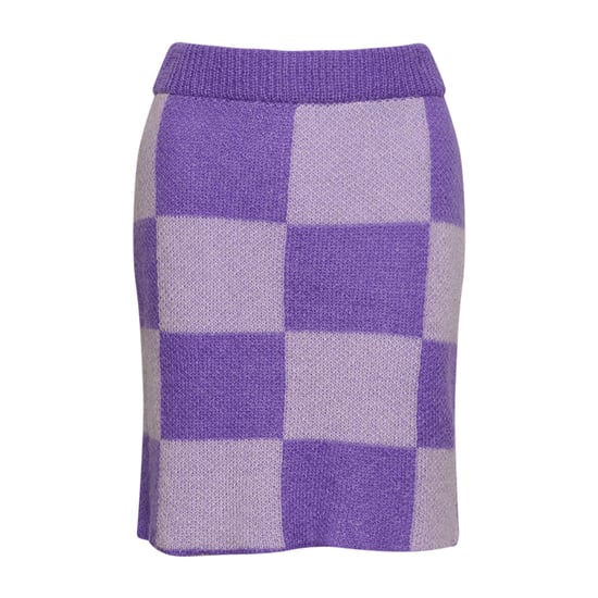 Kiana gebreide rok in lila - Image 1