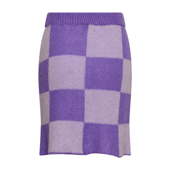 Kiana gebreide rok in lila - Image 2