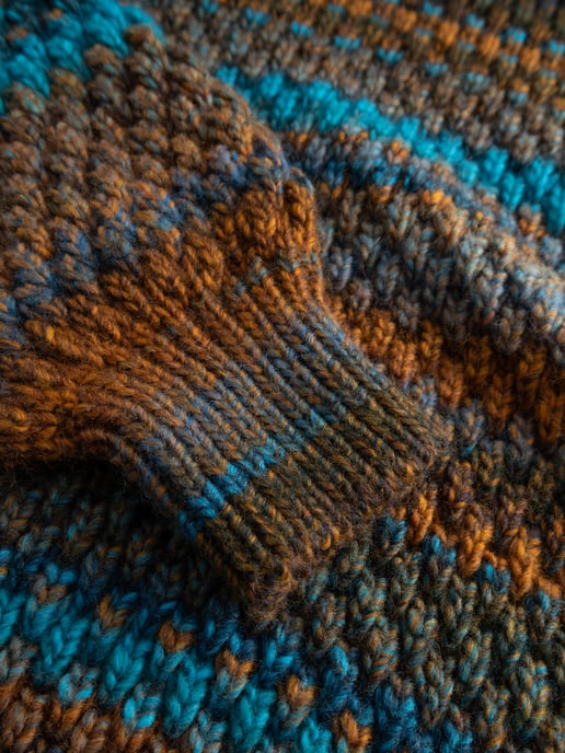Gio Knit Cardigan in Turquoise - Image 4