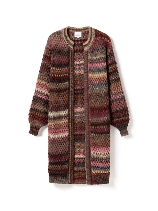 Gio gebreide cardigan in veelkleurig - Image 1