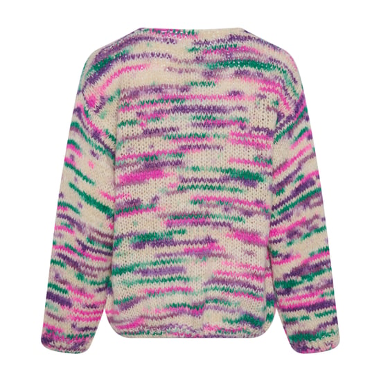 Johanna gebreide cardigan in roze - Image 2