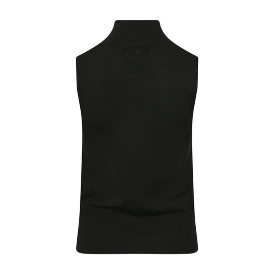 Keshia gebreide top in zwart - Image 2