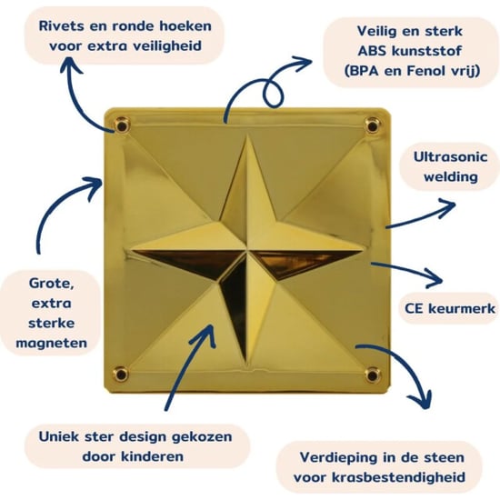 Coblo Magnetische tegels goud 20-delig - Image 6